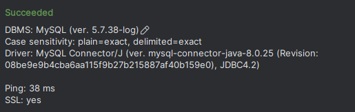 DBMS connection