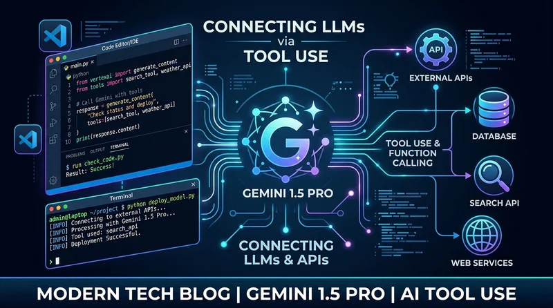 Gemini 1.5 Pro Tool Use: LLMと外部世界を接続する
