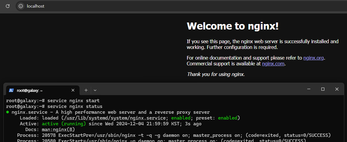WSL Ubuntu Nginx