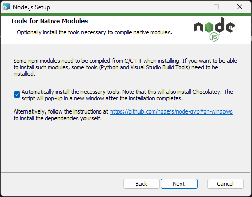 Automatically install