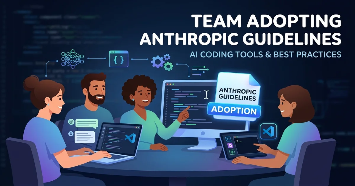 팀에 Anthropic 도입할 때 리드가 먼저 정해야 할 것