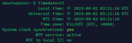 Timezone check