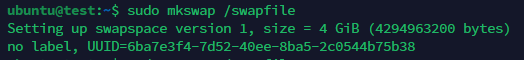 Make swapfile